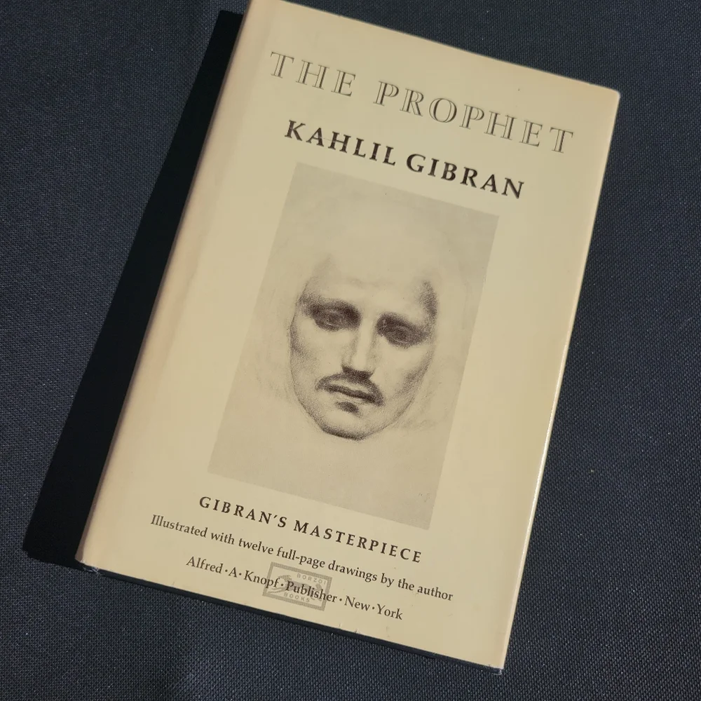 The Prophet by Kahlil Gibran Hardcover Book 1982 Edition ~ GUC